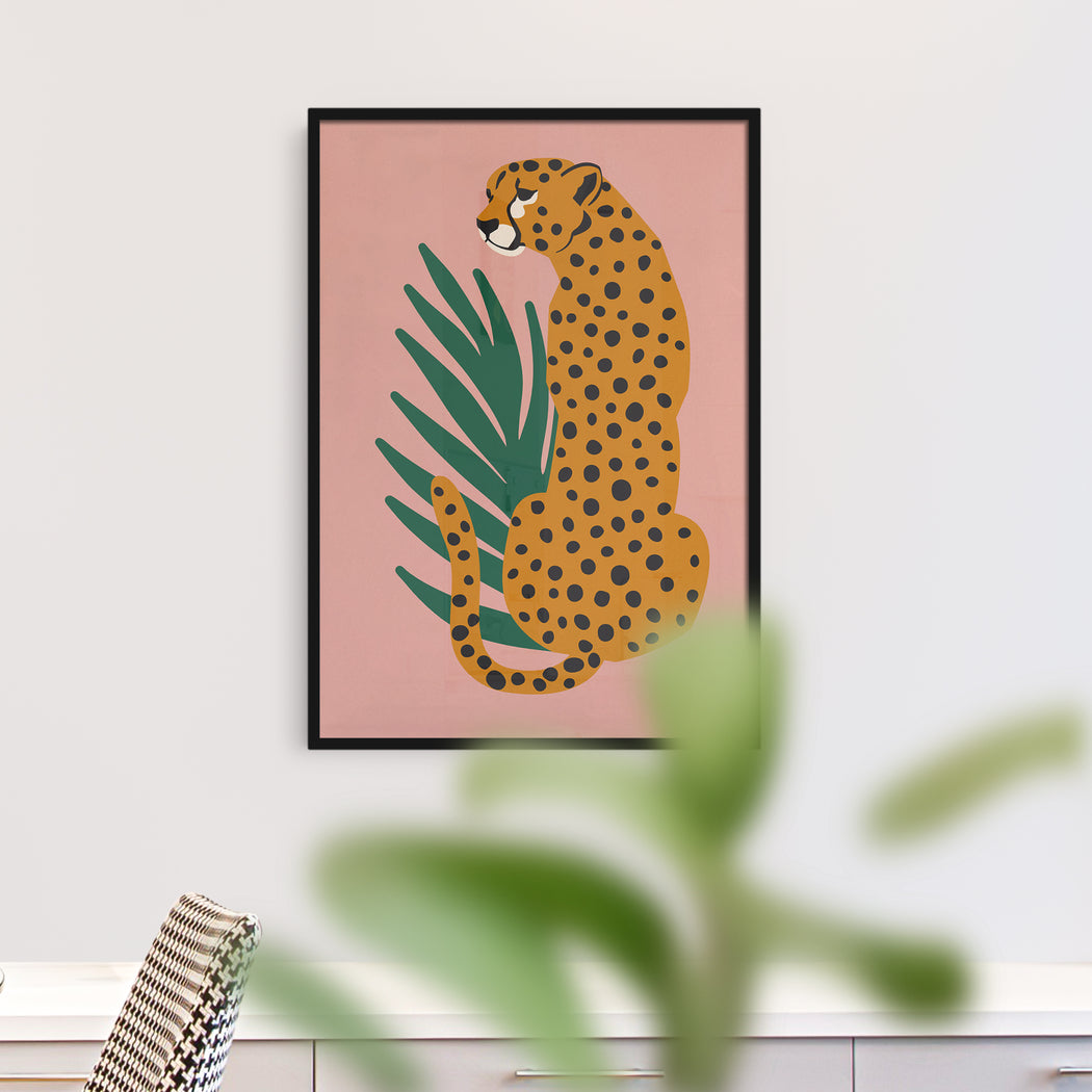 Cheetah Illustration Art Print