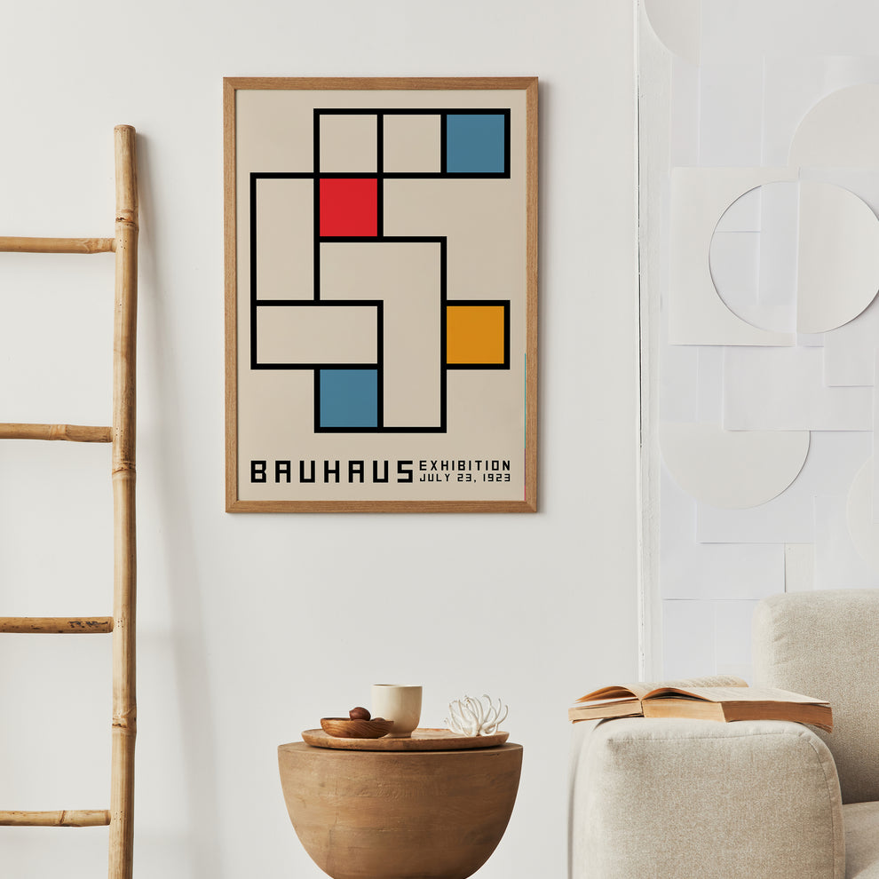 Geometric Bauhaus Poster | Iconic Posters, Original Art Prints ...