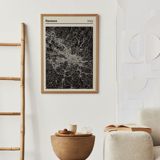 Florence, Italy Map Poster
