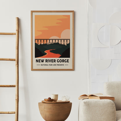 New River Gorge National Park and Preserve Poster