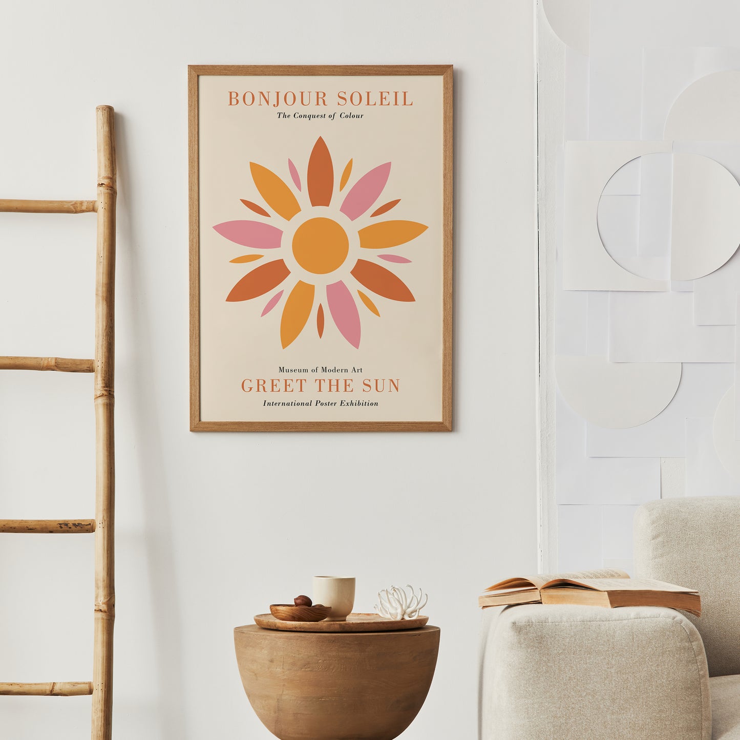 Greet The Sun - French Housewarming Poster