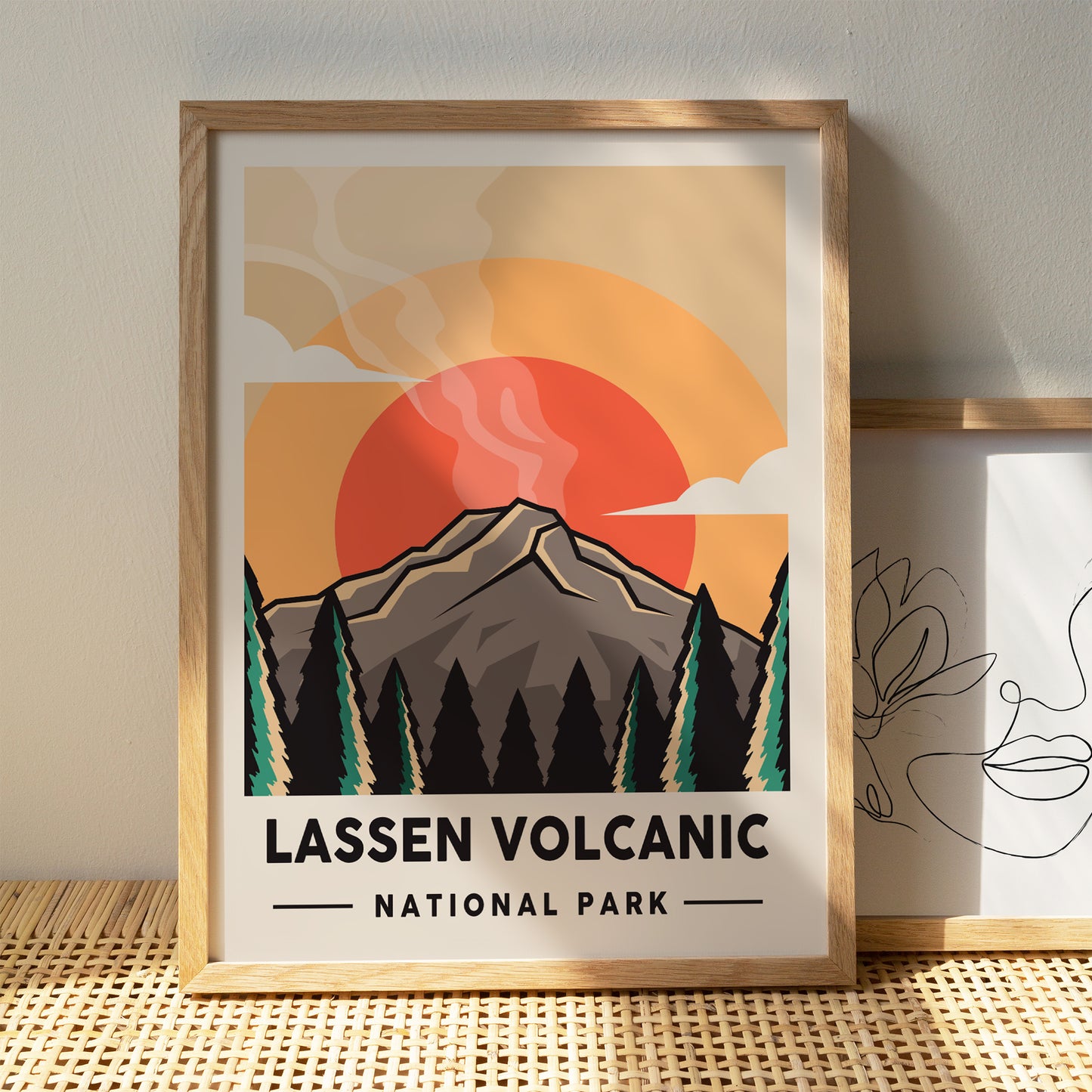 Lassen Volcanic National Park Poster