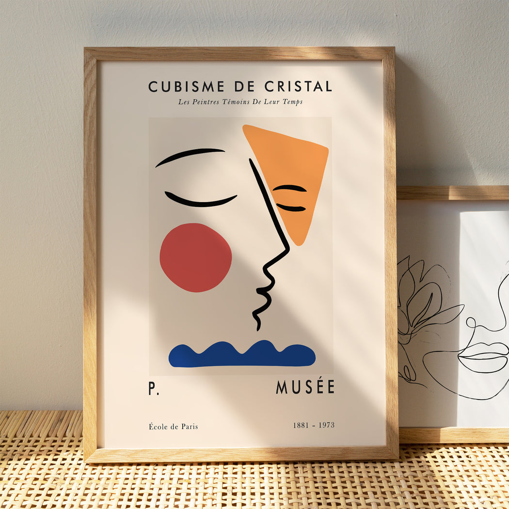 French Cubism Poster