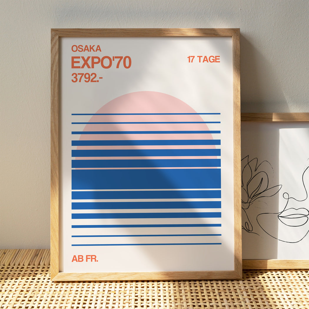 Osaka Expo'70 - Minimalist Poster