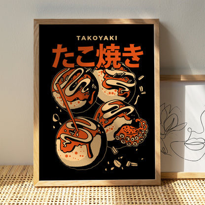 Japanese Takoyaki - Snacks Poster