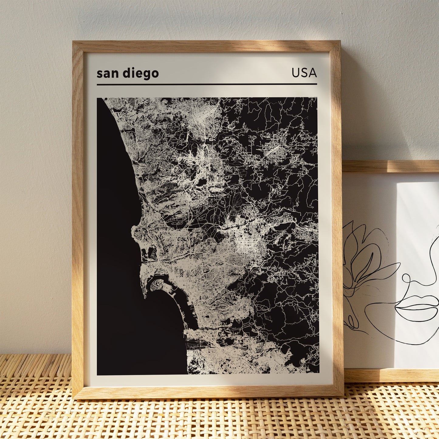 San Diego City Map Poster - USA