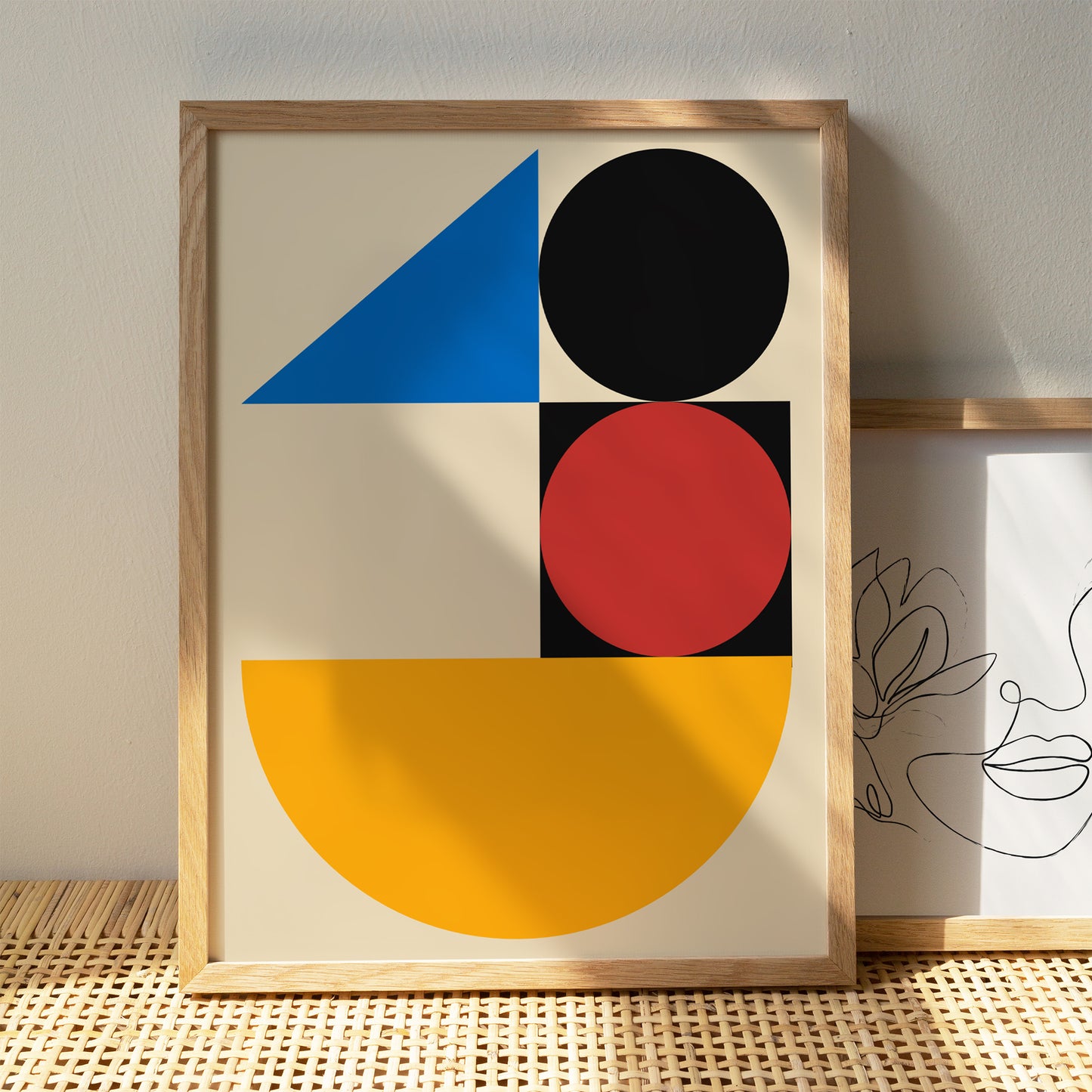 Minimalist Geometric Bauhaus Poster