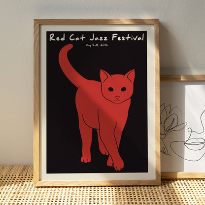 Red Cat Jazz Festival Poster