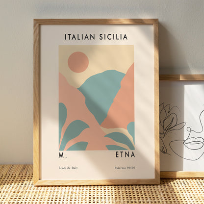 Etna Italy Poster