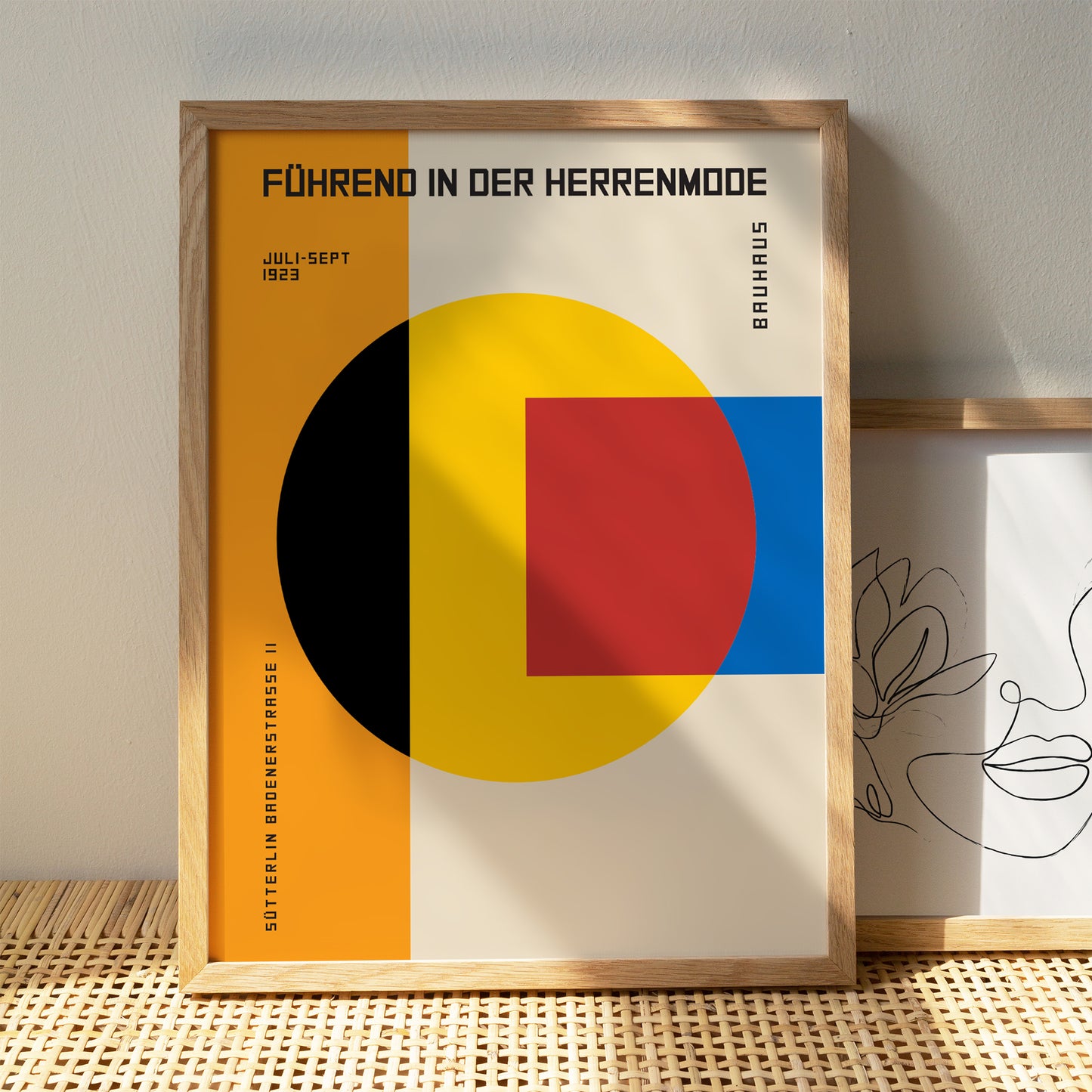 Set of 3 Geometric Bauhaus Posters