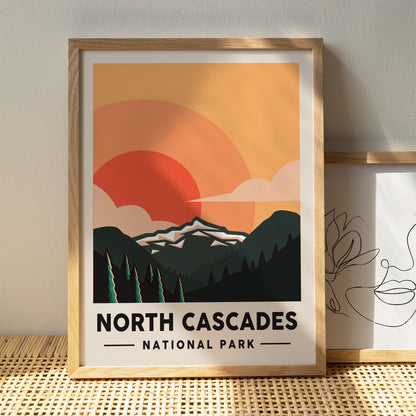 North Cascades National Park Poster