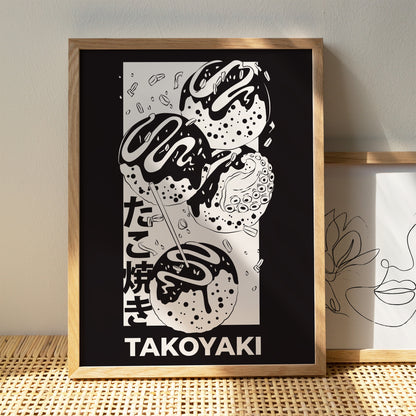 Takoyaki - Japanese Snacks Poster