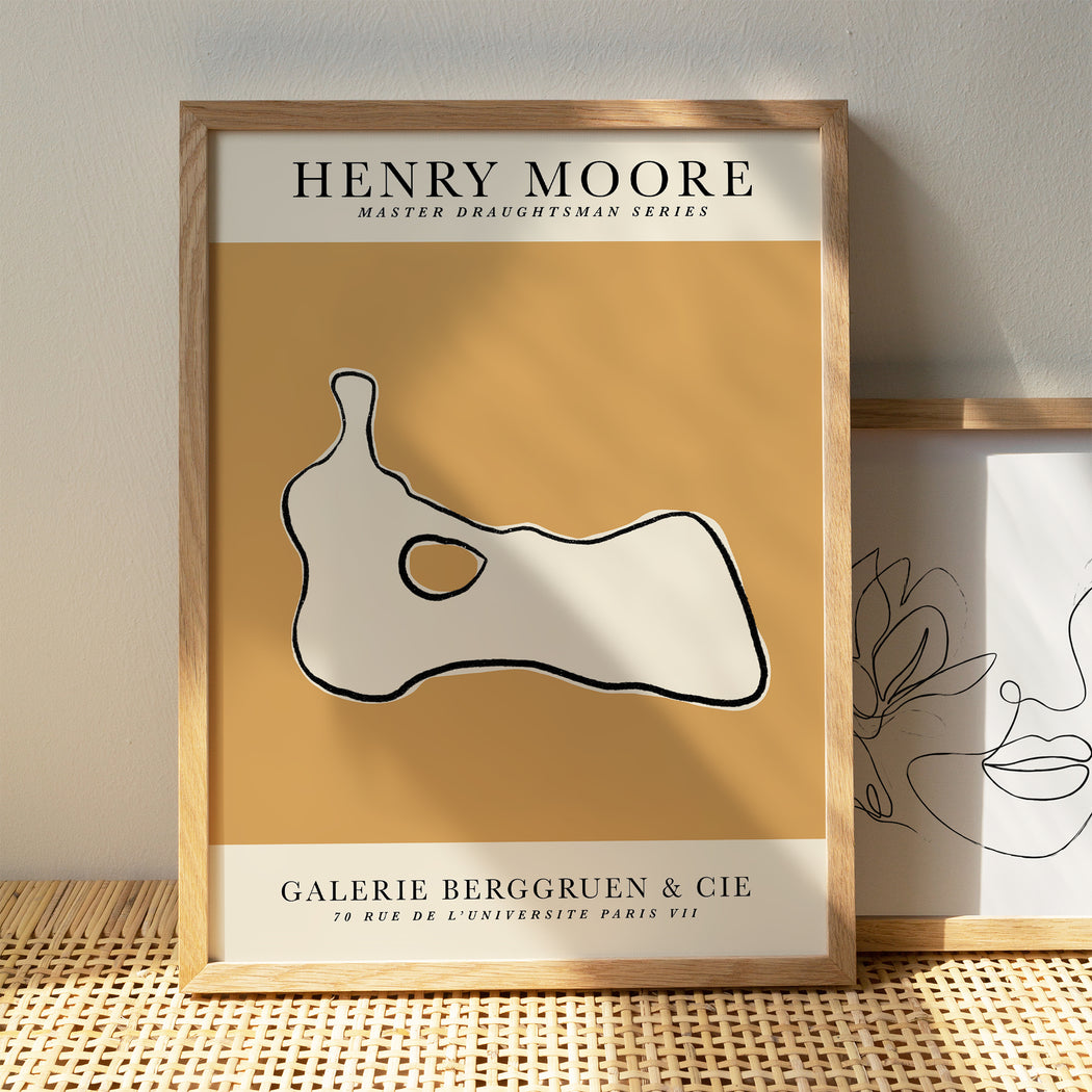 Henry Moore Exhibition Poster