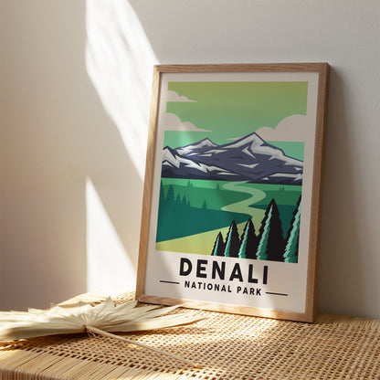 Denali National Park Poster