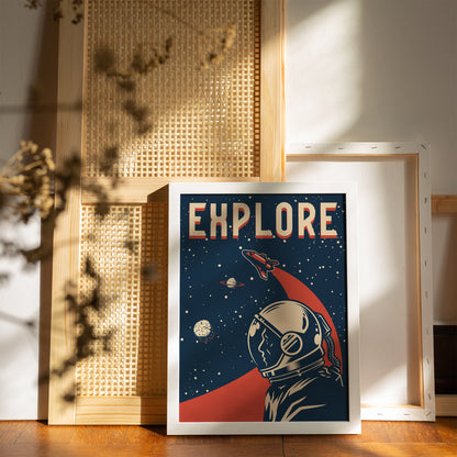 Explore - Space Travel Poster