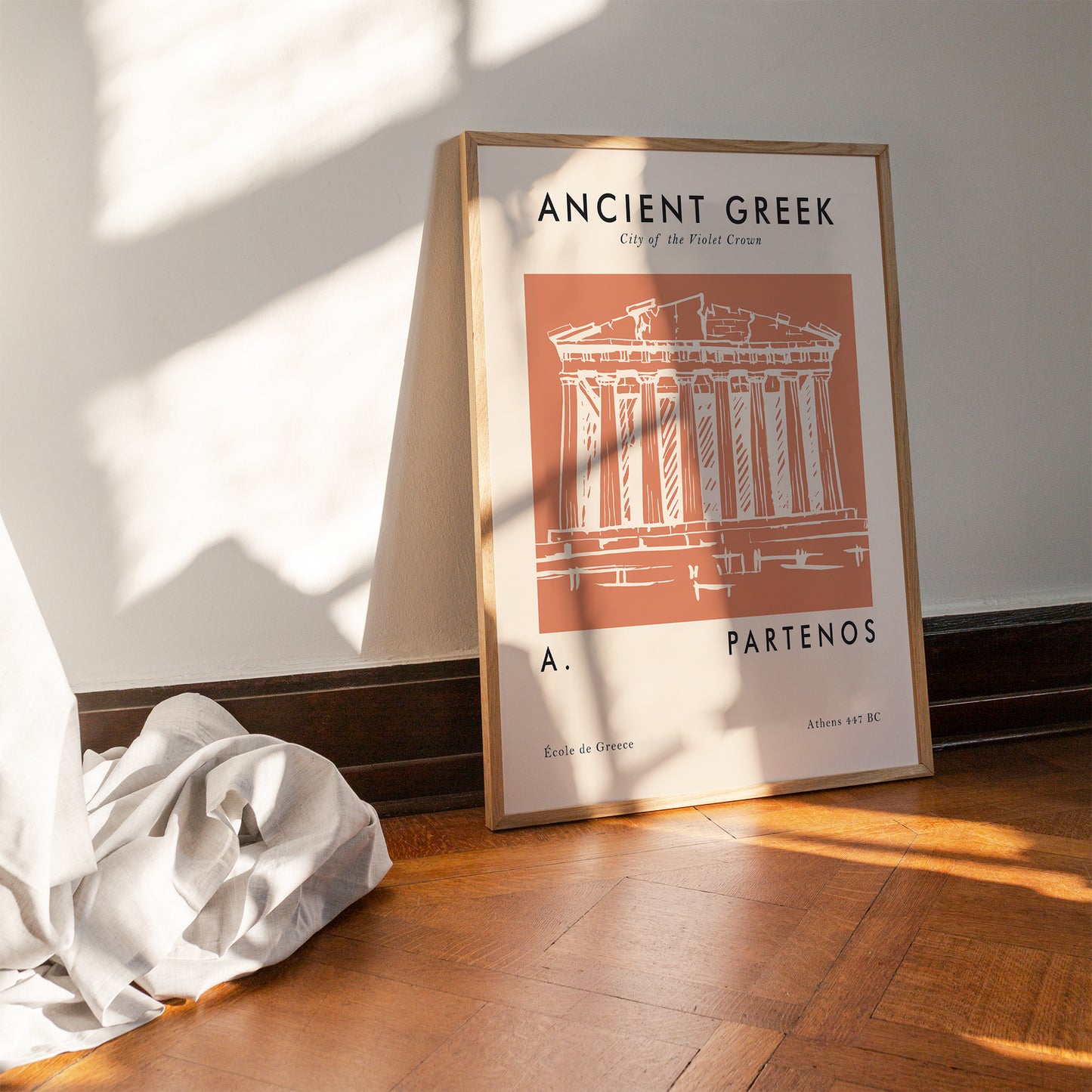 A. Partenos Greek Print