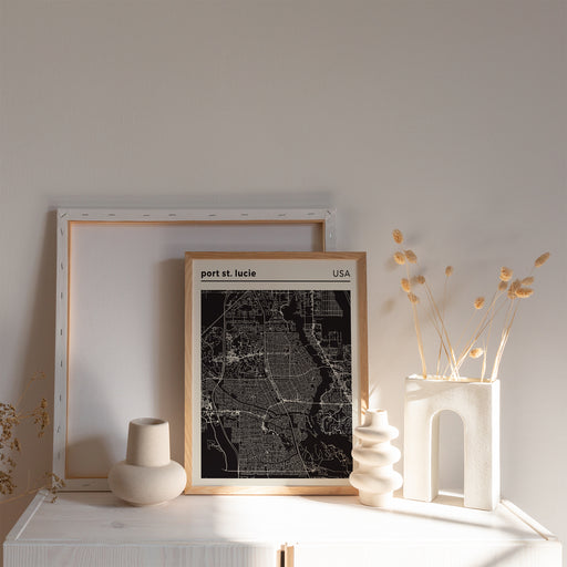 Port St. Lucie, Florida - City Map Poster