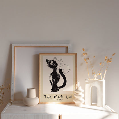 The Black Cat - Jazz Poster Print