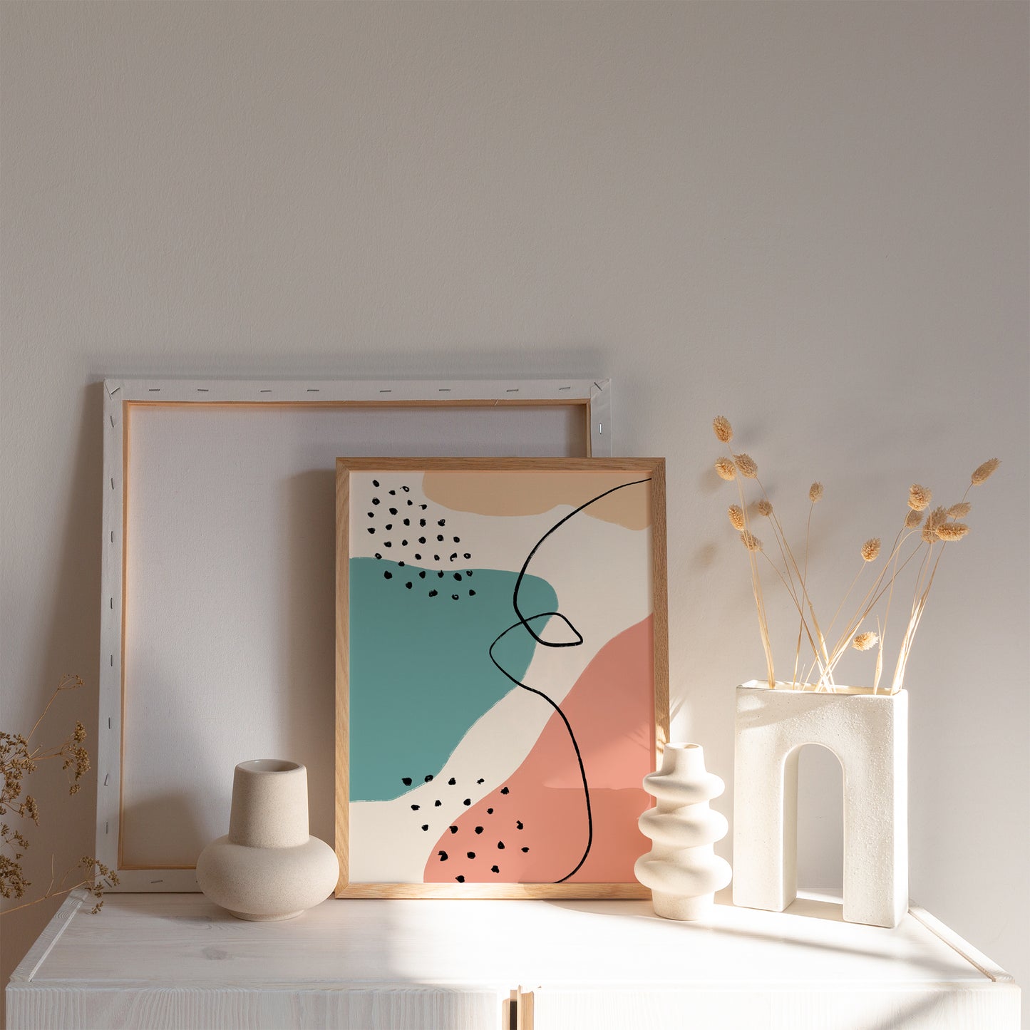 Pastel Abstract Print