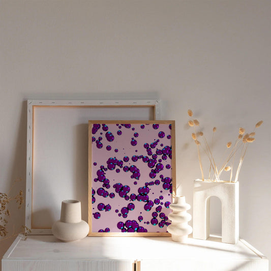 Pink Abstract Aesthetic Poster