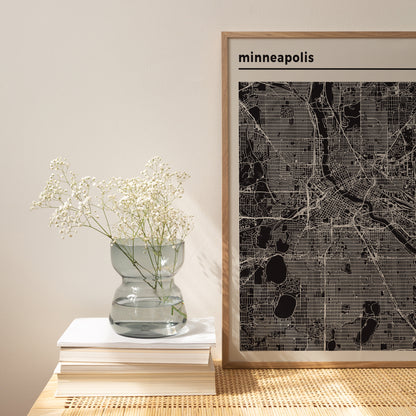 Minneapolis Map Poster