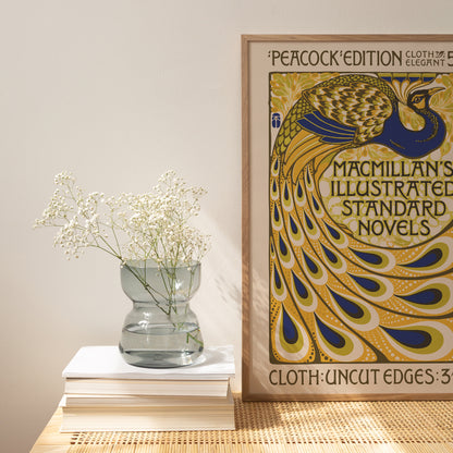 Art Nouveau Peacock Poster