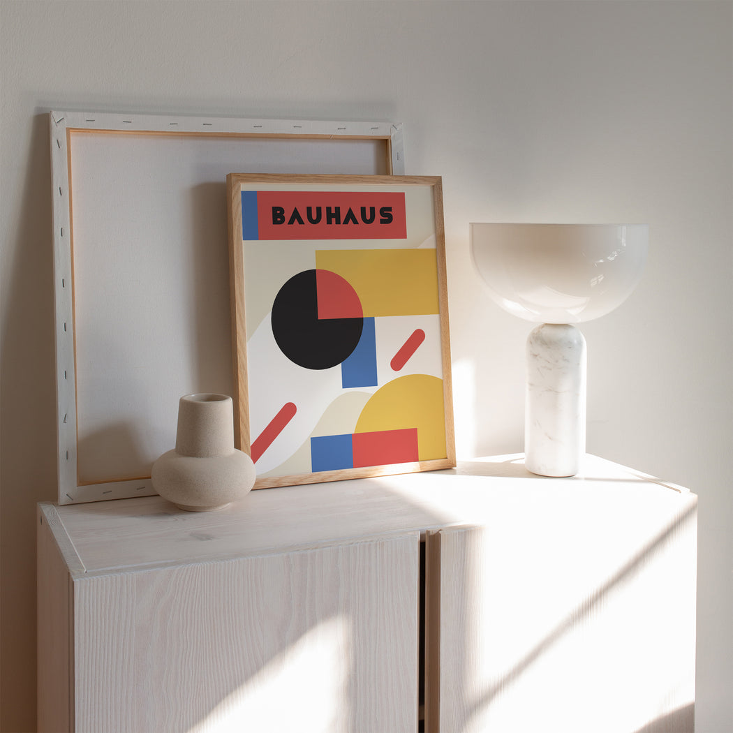 Minimal Geometric Bauhaus Poster
