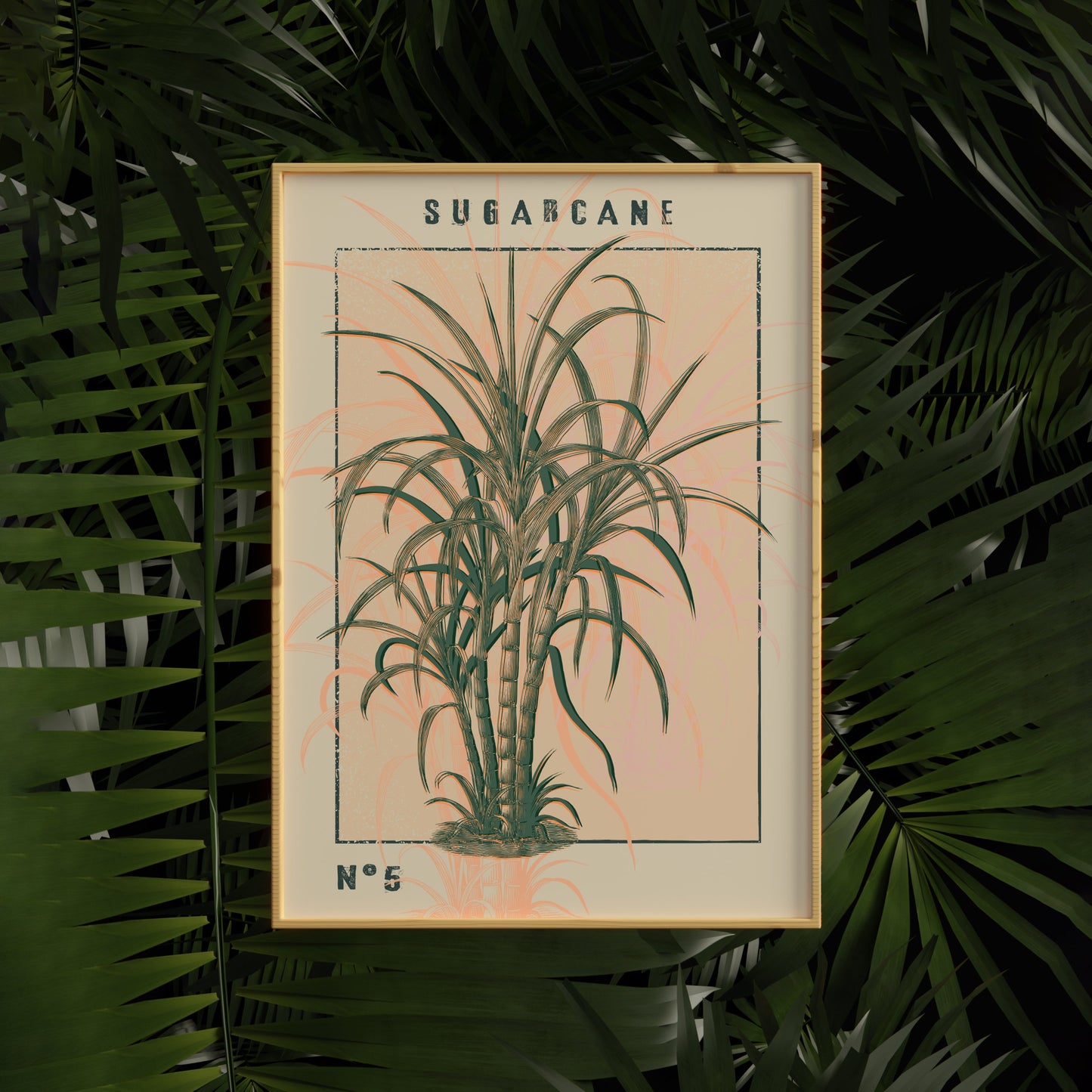 Sugarcane Vintage Poster