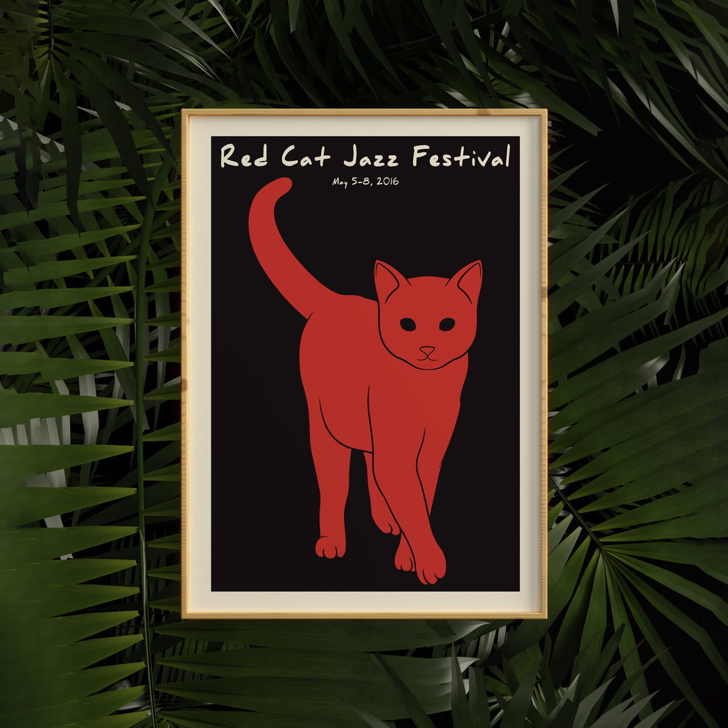 Red Cat Jazz Festival Poster