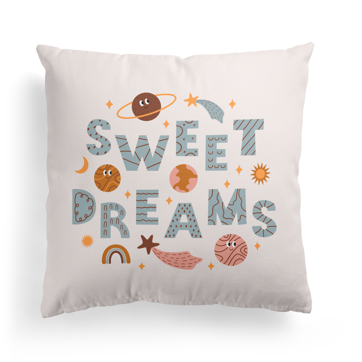 Sweet Dreams, Nursery Room Decor Throw Pillow