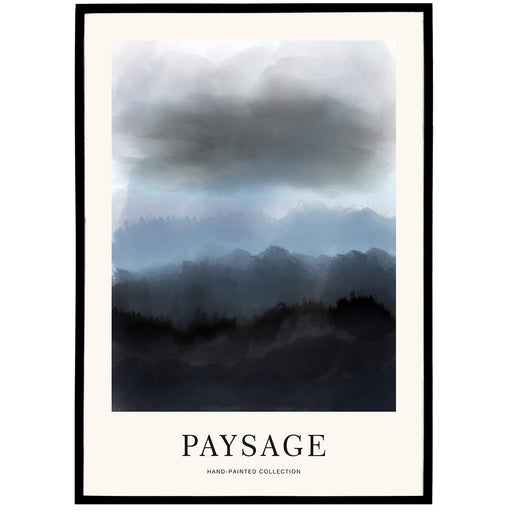 Paysage No2 Hand Painted Collection Poster
