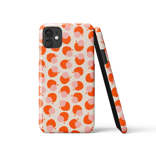 Modern Spots Pattern iPhone Case