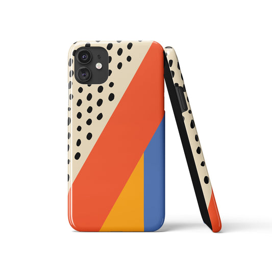 Mid Century Dots iPhone Case