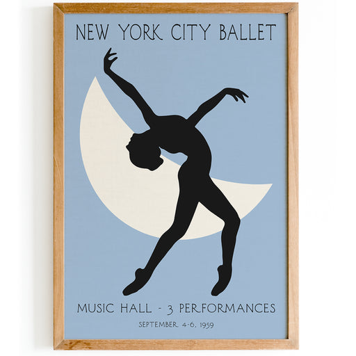New York City Ballet Dance Poster
