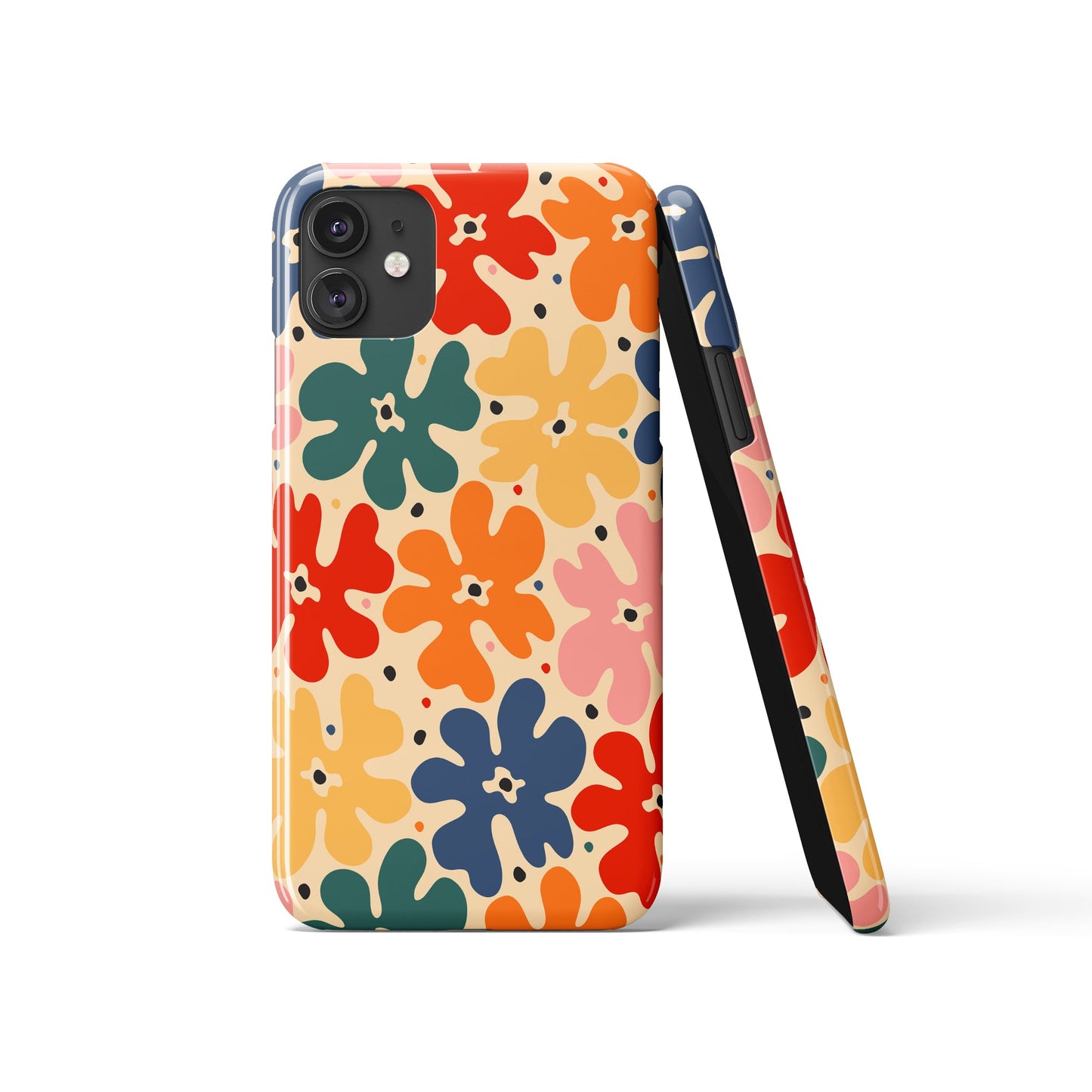 Retro Flowers iPhone Case