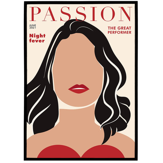 Woman's Passion Cover Print