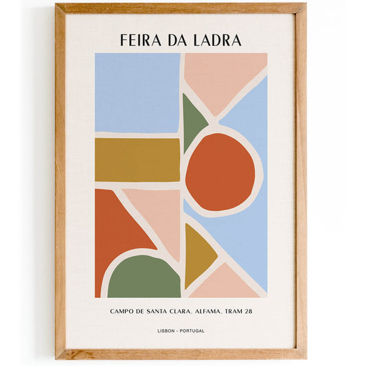 Lisbon Flea Market Poster - HypeSheriff Europe