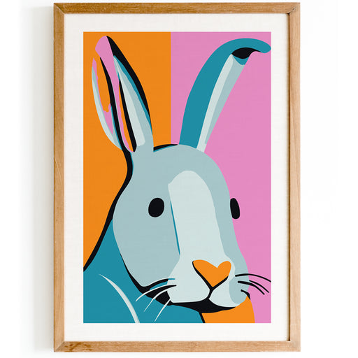 Easter Bunny Nursery Poster