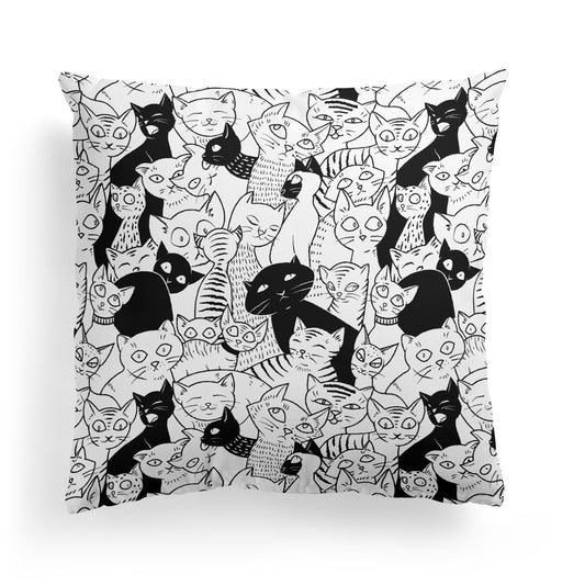 Pillow with Sweet Kitties