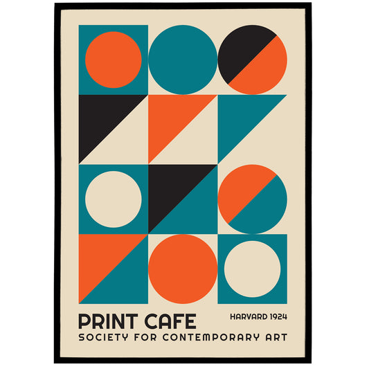 Print Cafe Bauhaus Poster