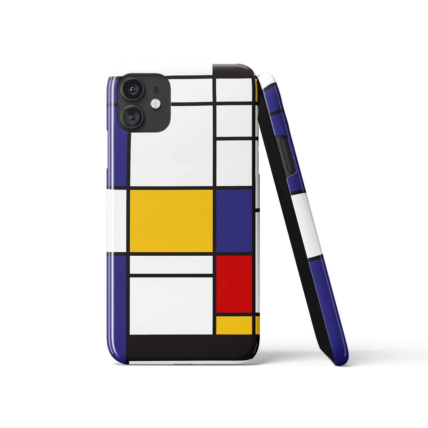 Mondrian Yellow-Red-Blue iPhone Case