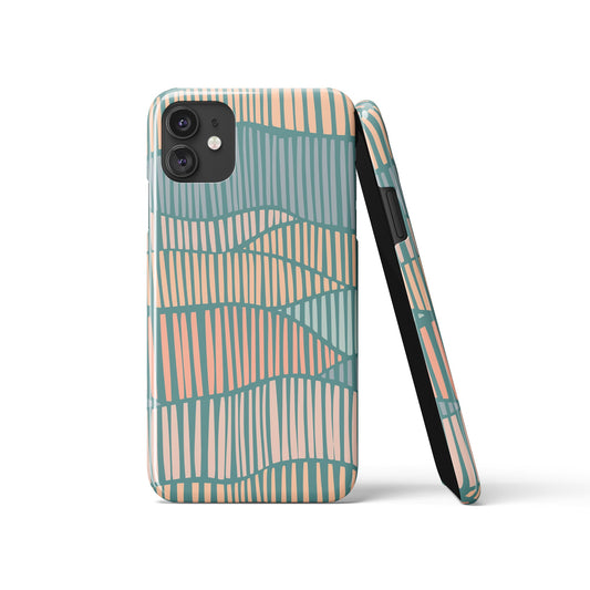Modern Abstract Pastel Art iPhone Case