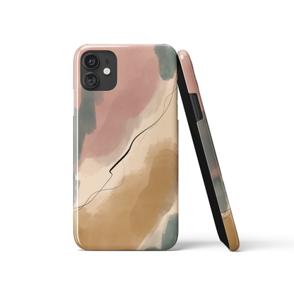 Painted Abstract Modern Art iPhone Case