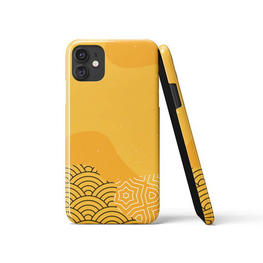 Yellow Abstract iPhone Case