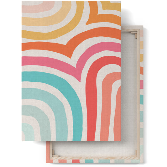 Pastel Colorful Nursery Canvas Print