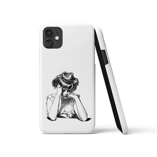 Oh God Why, White iPhone Case