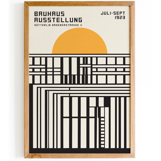 Modern Bauhaus 1923 Poster