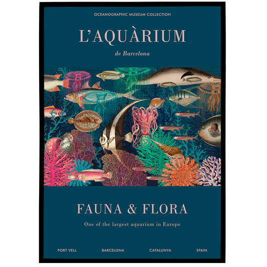 L'Aquarium Barcelona Poster