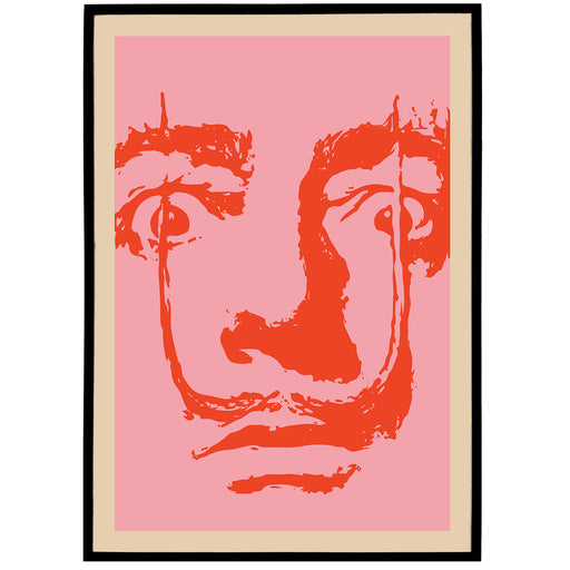 Salvador Dali Pop Art Style Poster