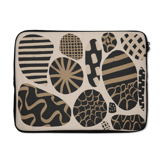 Painted Rustic Abstract Art - Laptop Sleeve